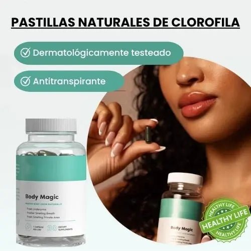 Body Magic - Desodorante interno natural en cápsulas x 30 - Tendencias Colombia