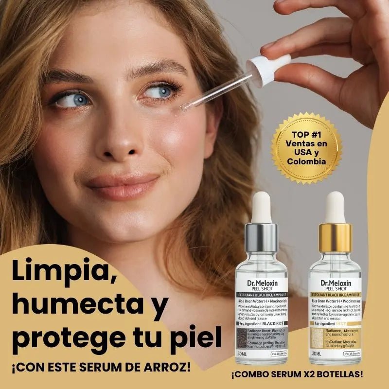 Dr Melaxin Ampolla X2 Rice & Black Rice 30ml - Tendencias Colombia