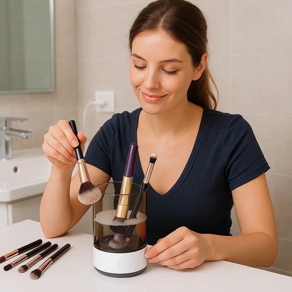 🧼 GlowBrush Pro® La revolución en limpieza de brochas - Tendencias Colombia